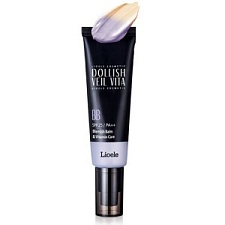 ВВ крем "витаминная вуаль" Lioele Dollish Veil Vita BB Cream SPF25 PA++ №1 Gorgeous Purple